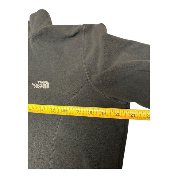 The North Face Black Quarter-Zip Fleece Pullover Women Long Sleeve size L Black - Picture 8 of 10